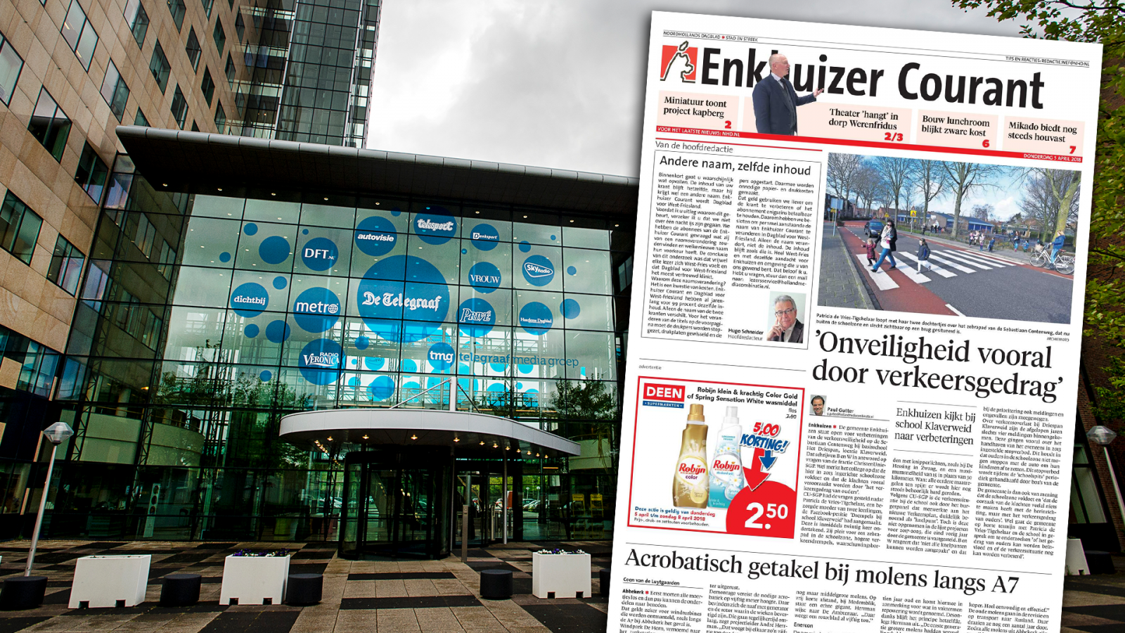 Noordhollands Dagblad stopt met Enkhuizer Courant NH Nieuws