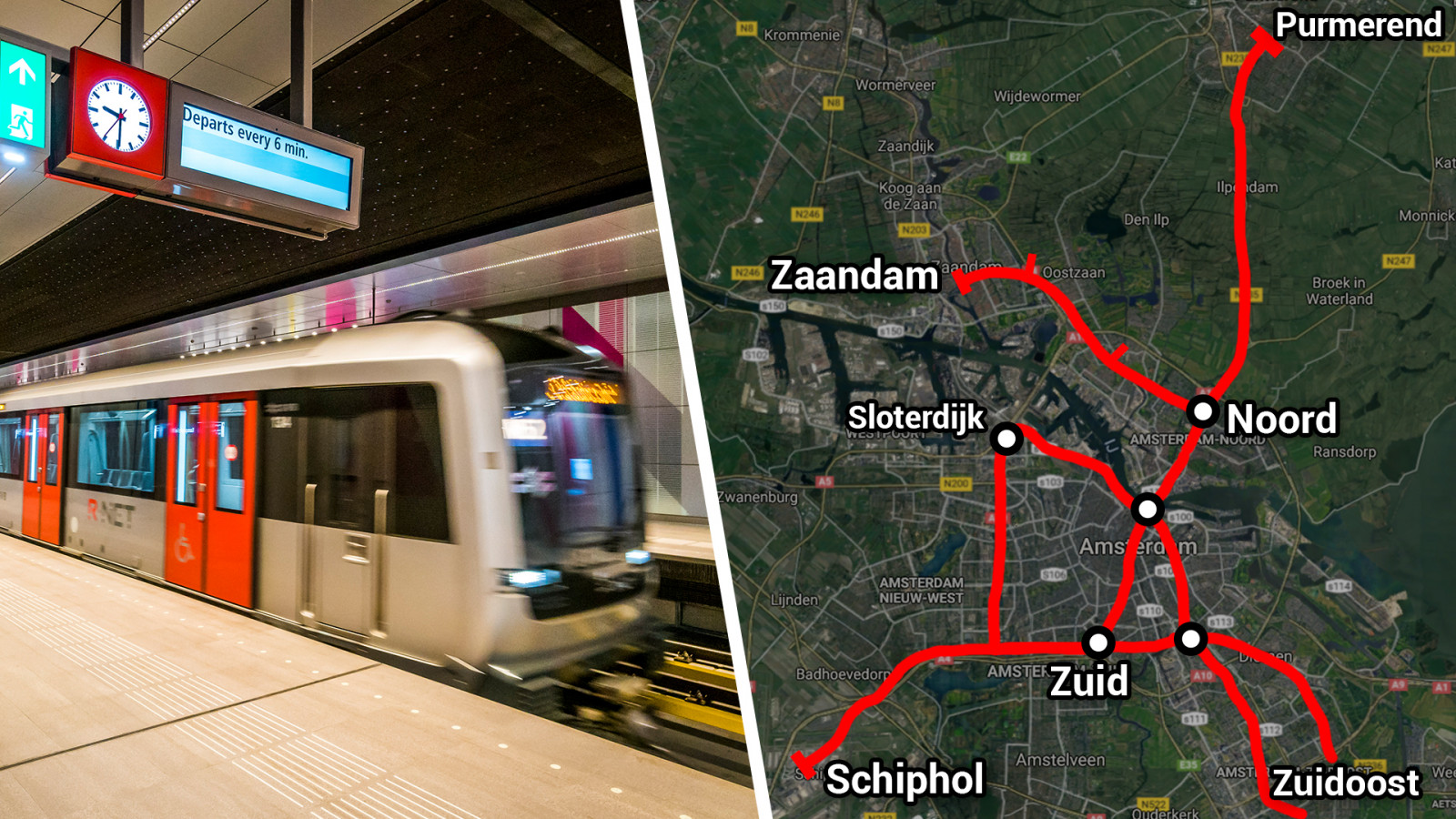 ANP / Google Maps / Impressie: NH Nieuws