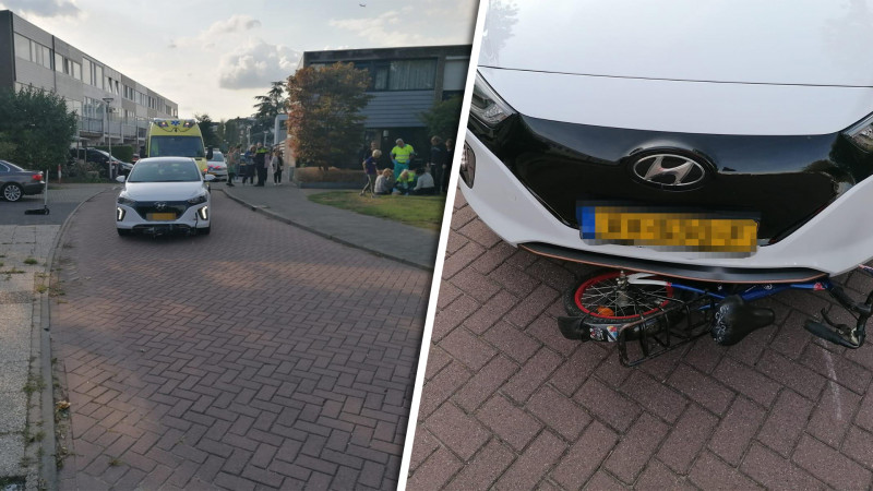 Kind op fiets gewond bij aanrijding in Uithoorn. Kind op fiets gewond bij aanrijding in Uithoorn.