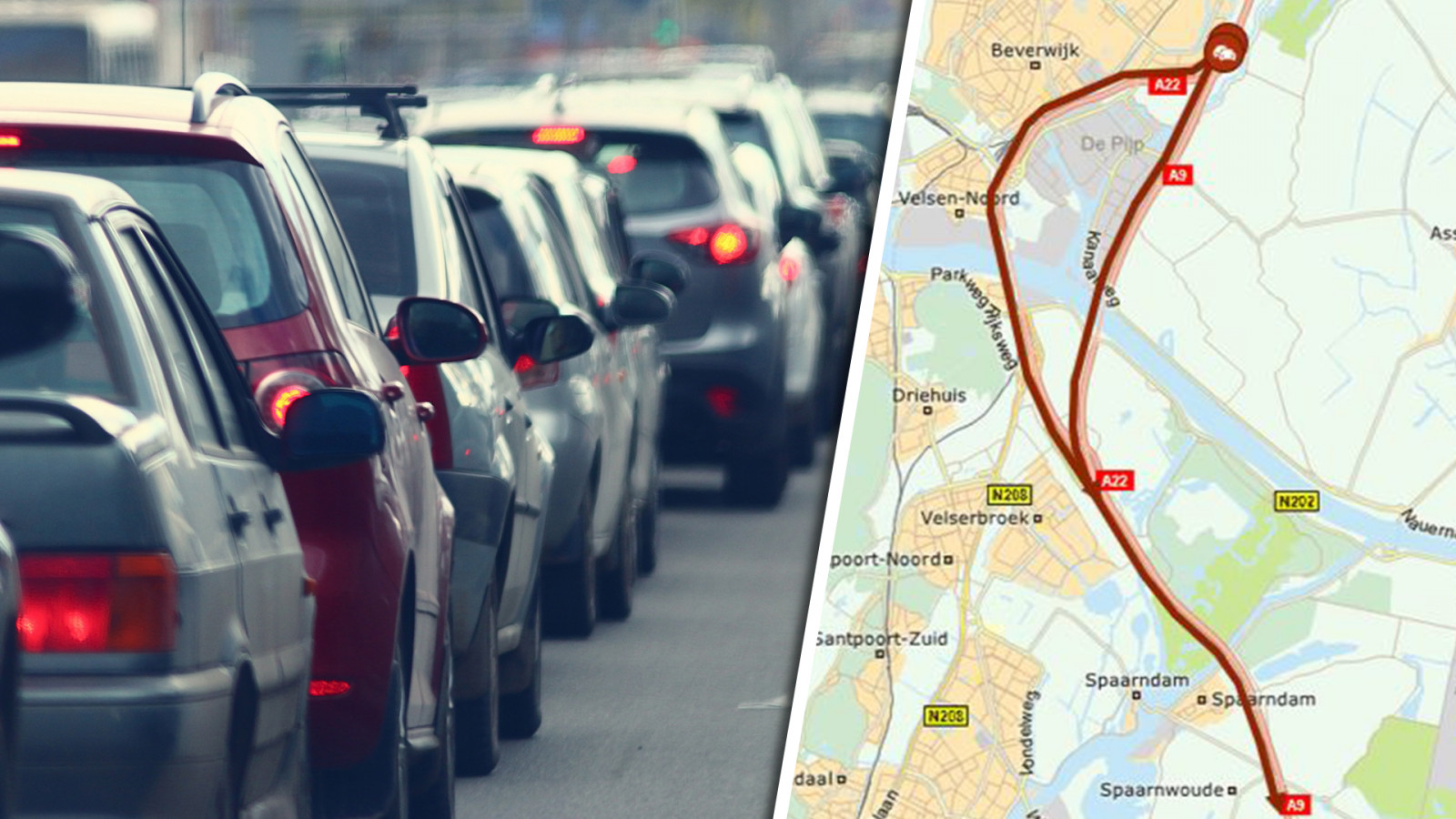 Botsing met acht voertuigen op A9: meer dan twee uur vertraging richting Amstelveen. Botsing met acht voertuigen op A9: meer dan twee uur vertraging richting Amstelveen.