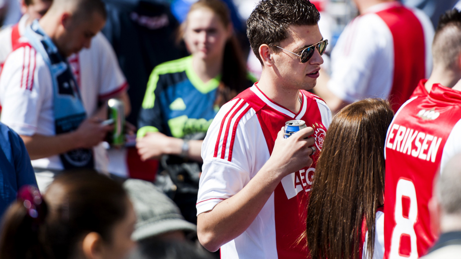 In beeld: huldiging Ajax bij Leidseplein en ArenA - NH Nieuws