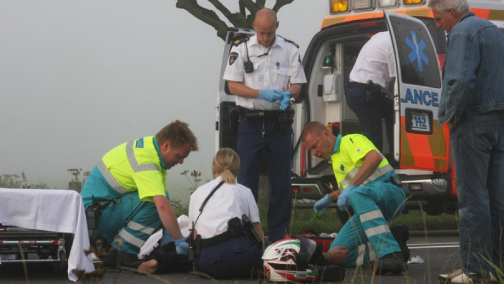 Motorrijder Zwaargewond Bij Ongeluk Op N246 - NH Nieuws