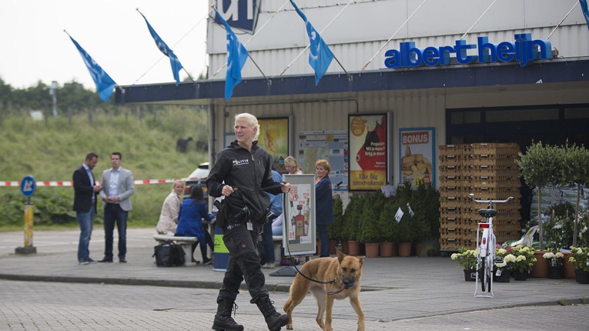 Overval op Albert Heijn in Spaarndam