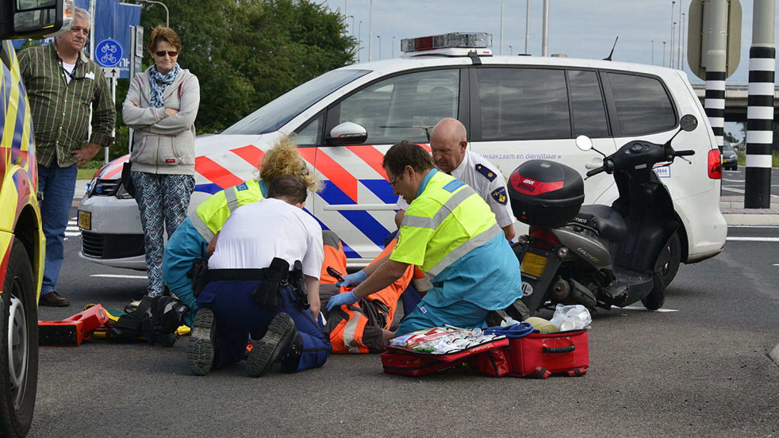 Scooterrijder ernstig gewond tijdens ongeluk in Hoofddorp NH Nieuws