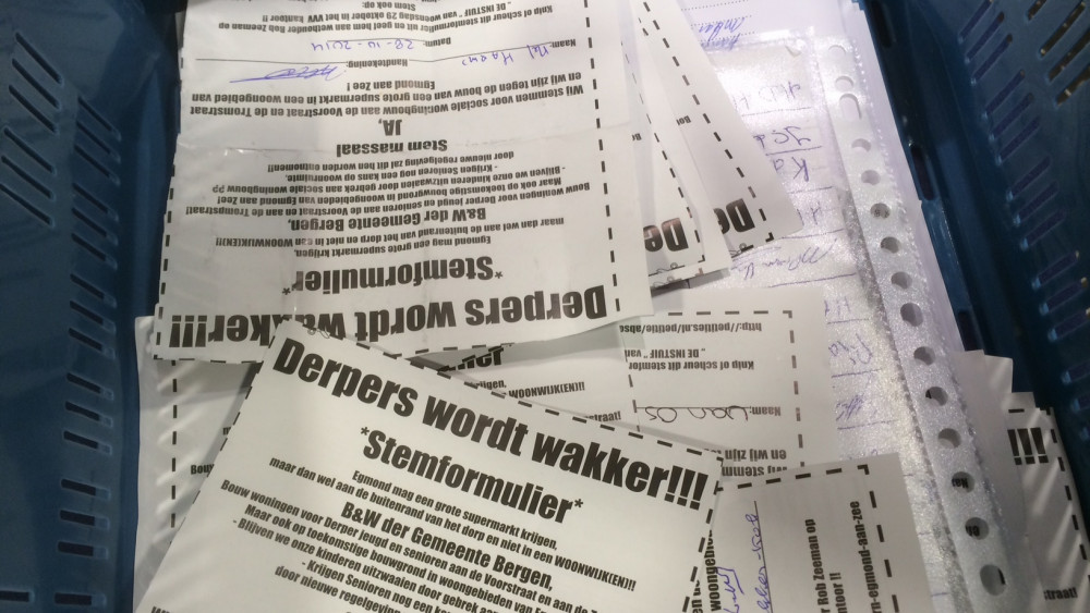 Protest tegen komst supermarkt Egmond aan Zee NH Nieuws