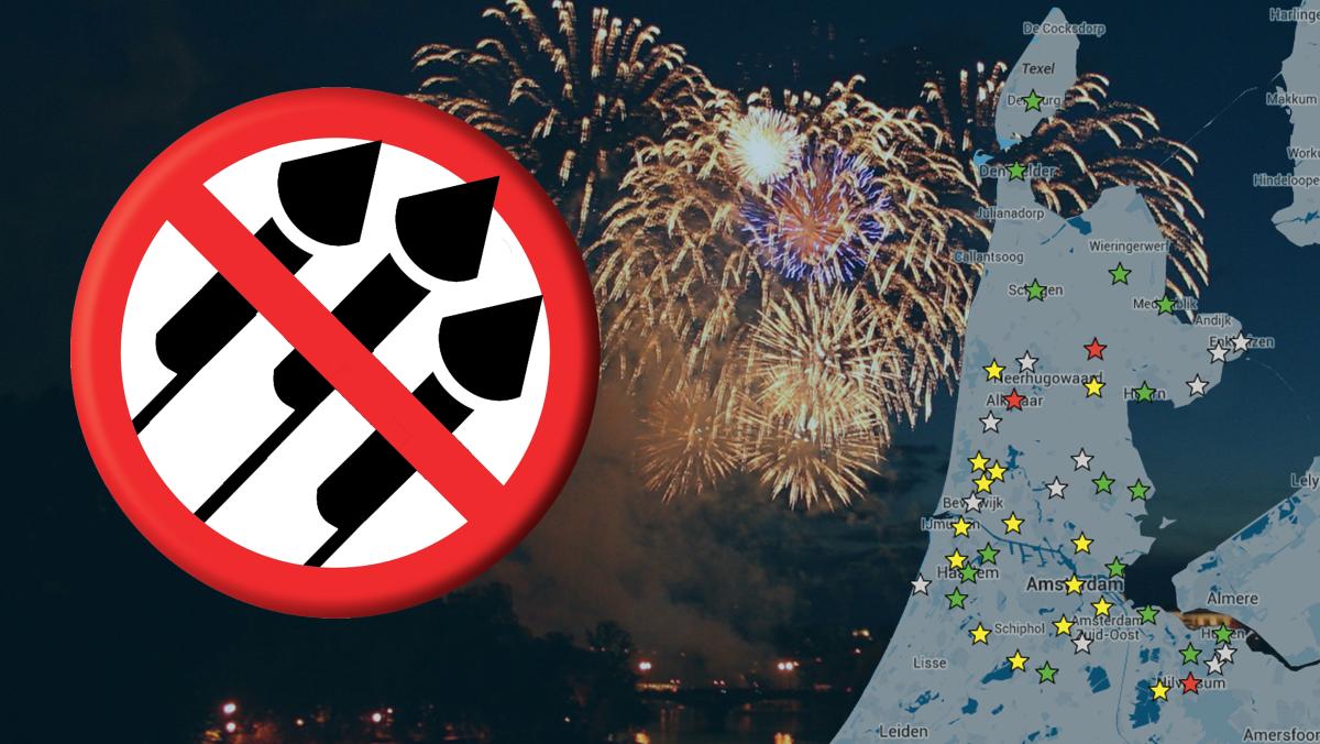 In kaart: Waar in jouw gemeente mag je straks nog vuurwerk afsteken?