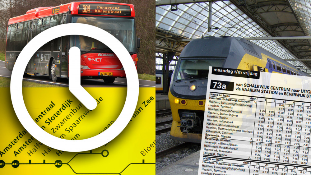 Let op de nieuwe dienstregeling is ingegaan! NH Nieuws