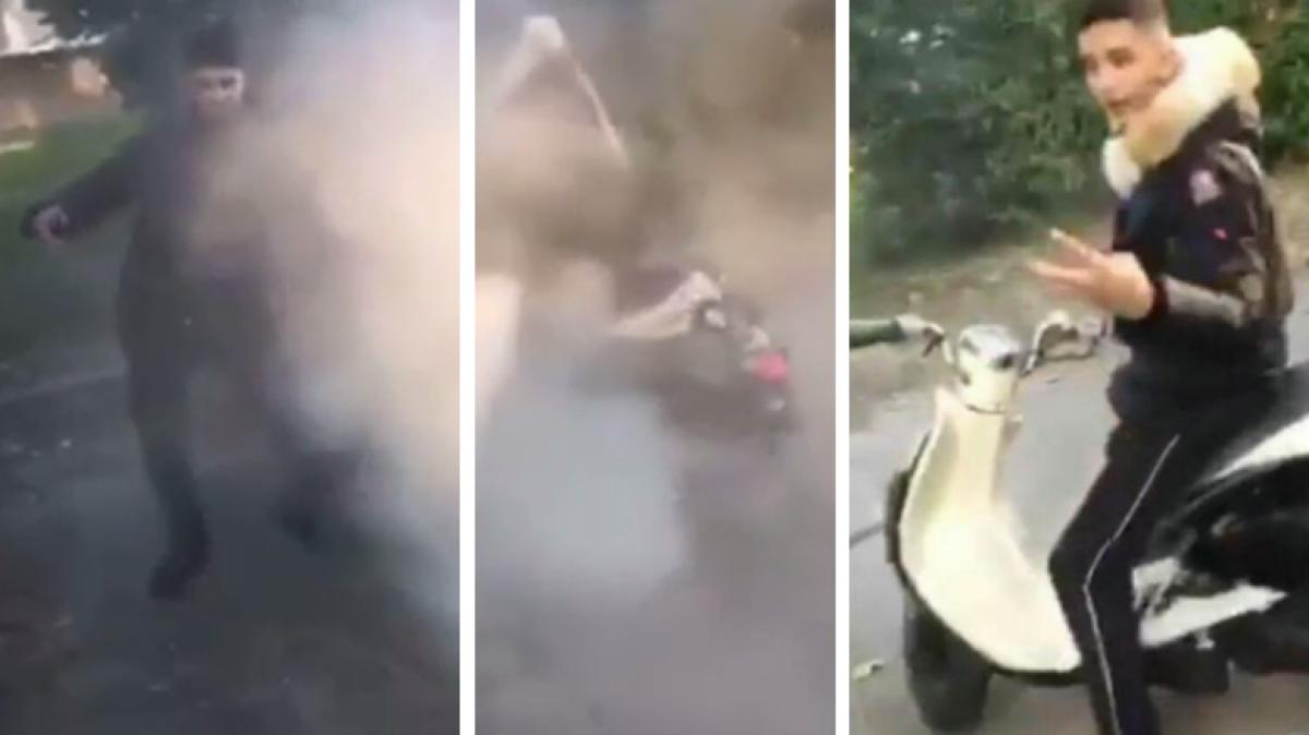 Dieven slopen scooter en zetten filmpje op Instagram - NH Nieuws