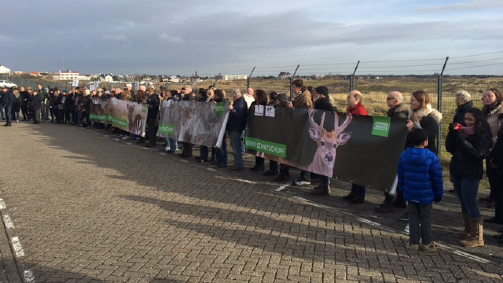 Demonstratie tegen afschot damherten 
