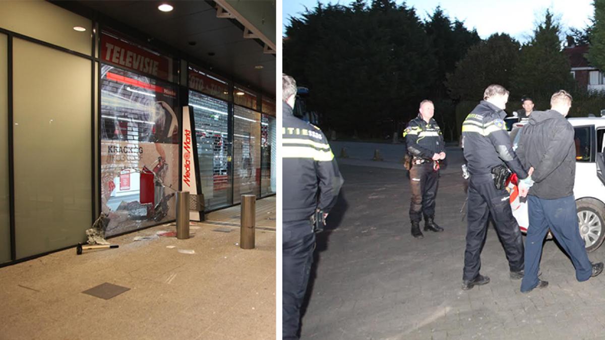 Snelkraak bij Mediamarkt Cruquius, verdachten aangehouden