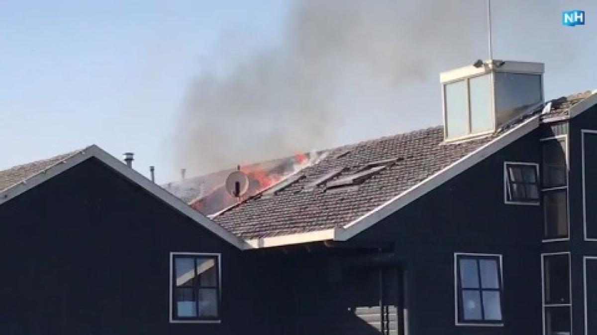 Grote brand in hotel Kwadijk