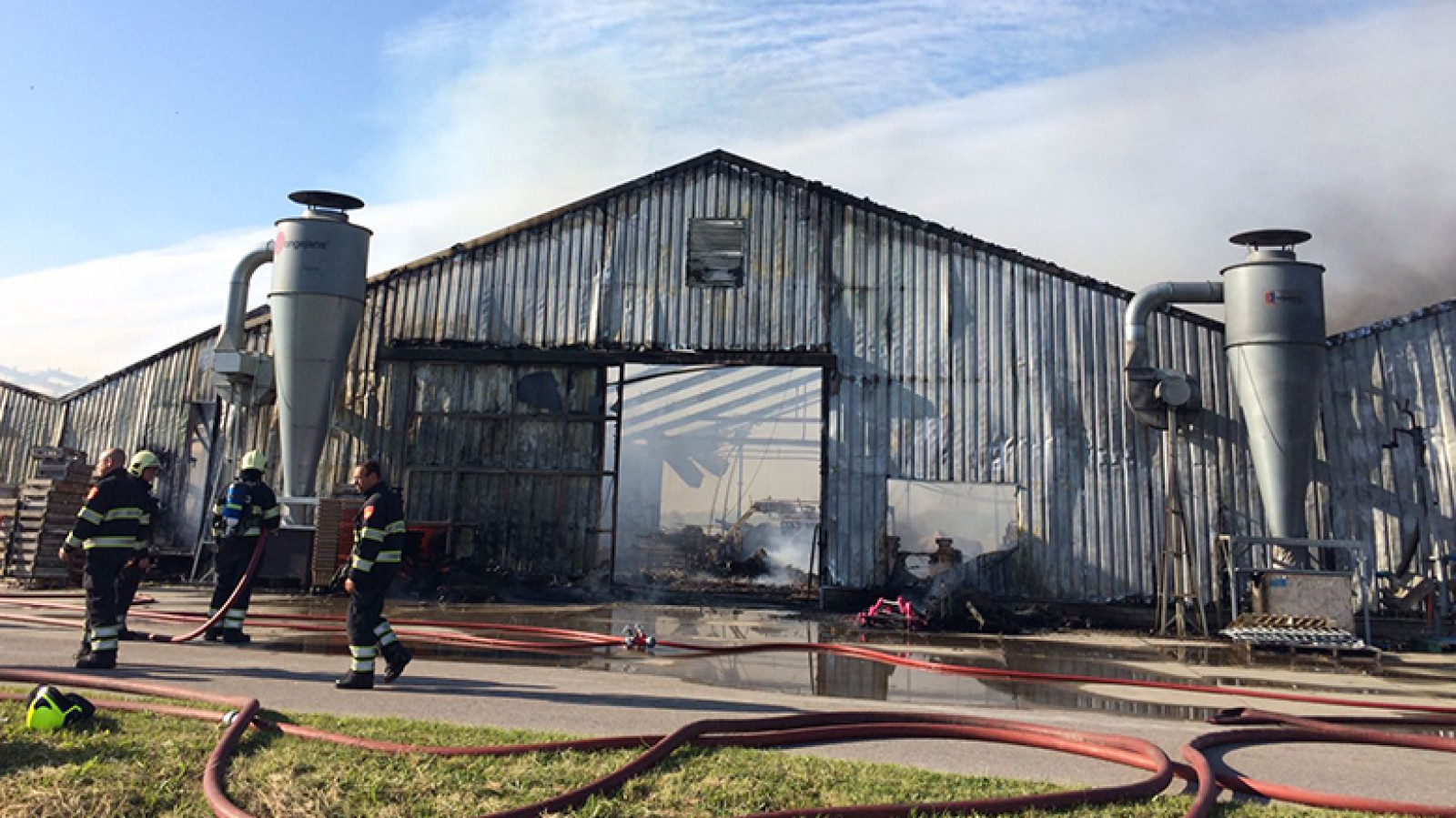Brand in Egmond aan den Hoef