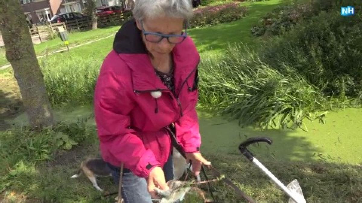 Thea uit Zuidermeer ruimt in haar vrije tijd zwerfvuil op