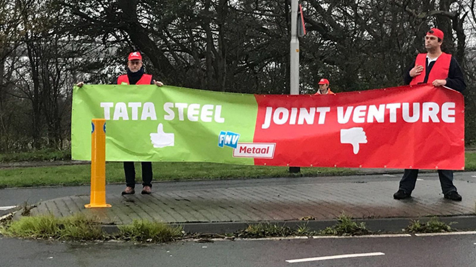 Geheim protest Tata Steel