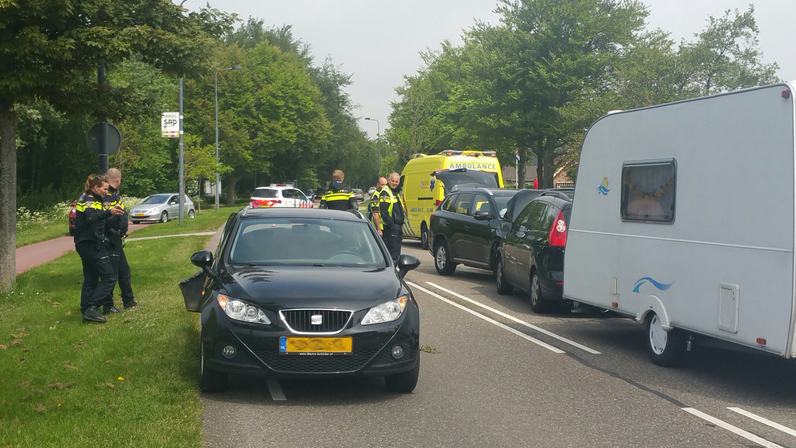 ongeluk Rijksstraatweg Heemskerk