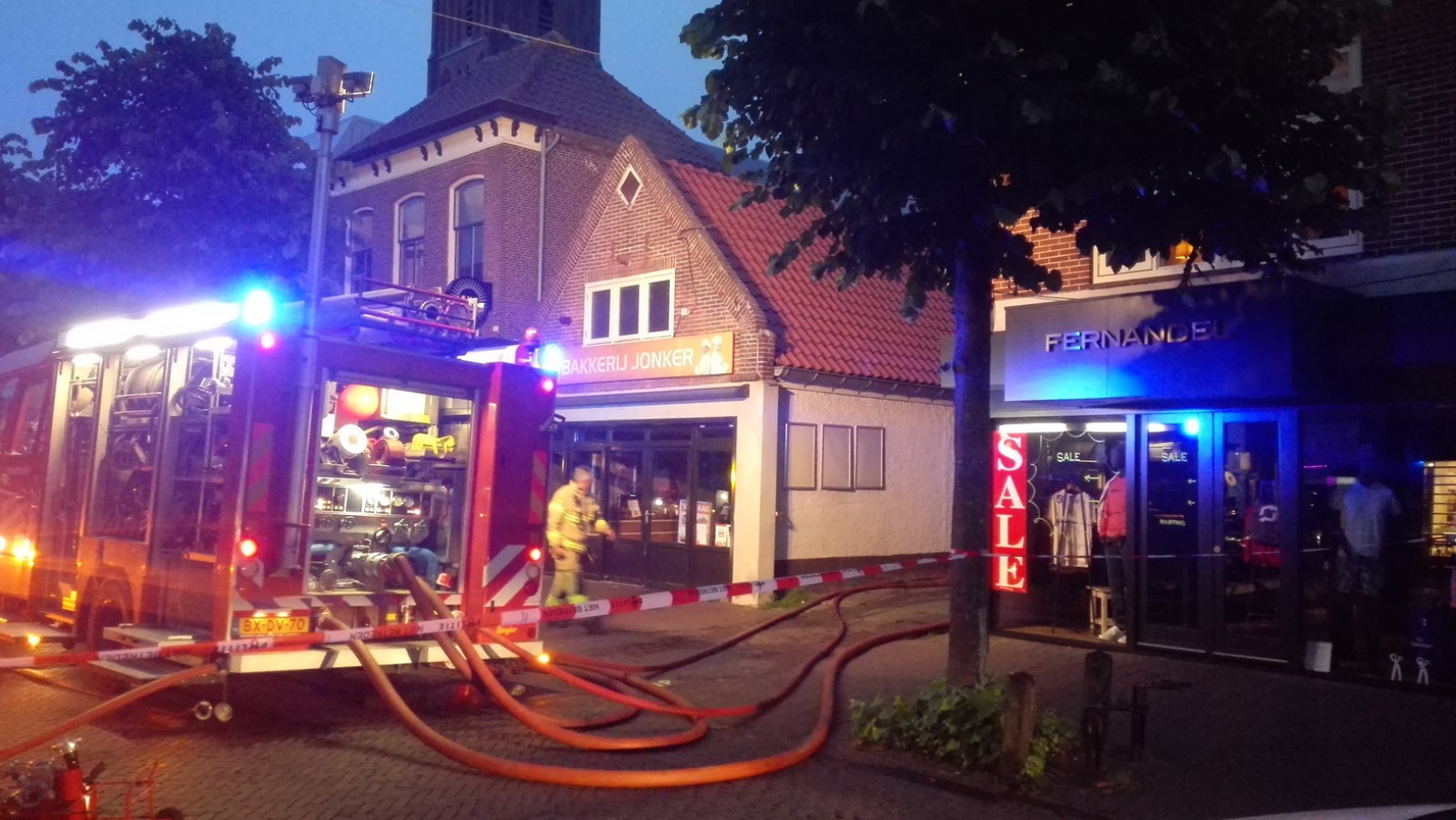 Brand in bakkerij in Schagen