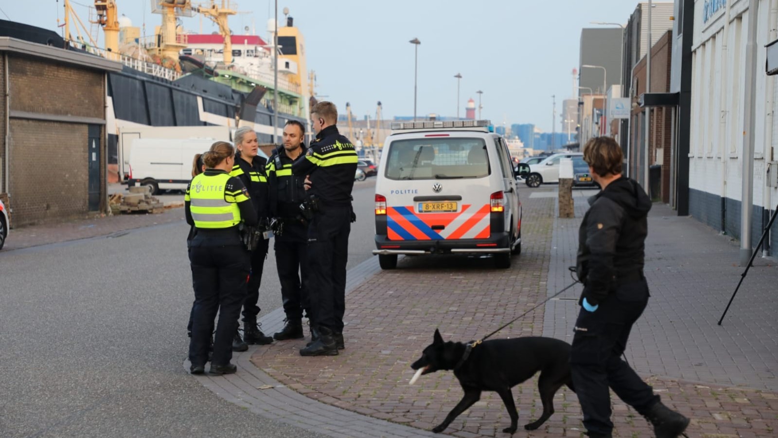 Overval op pand in havengebied IJmuiden