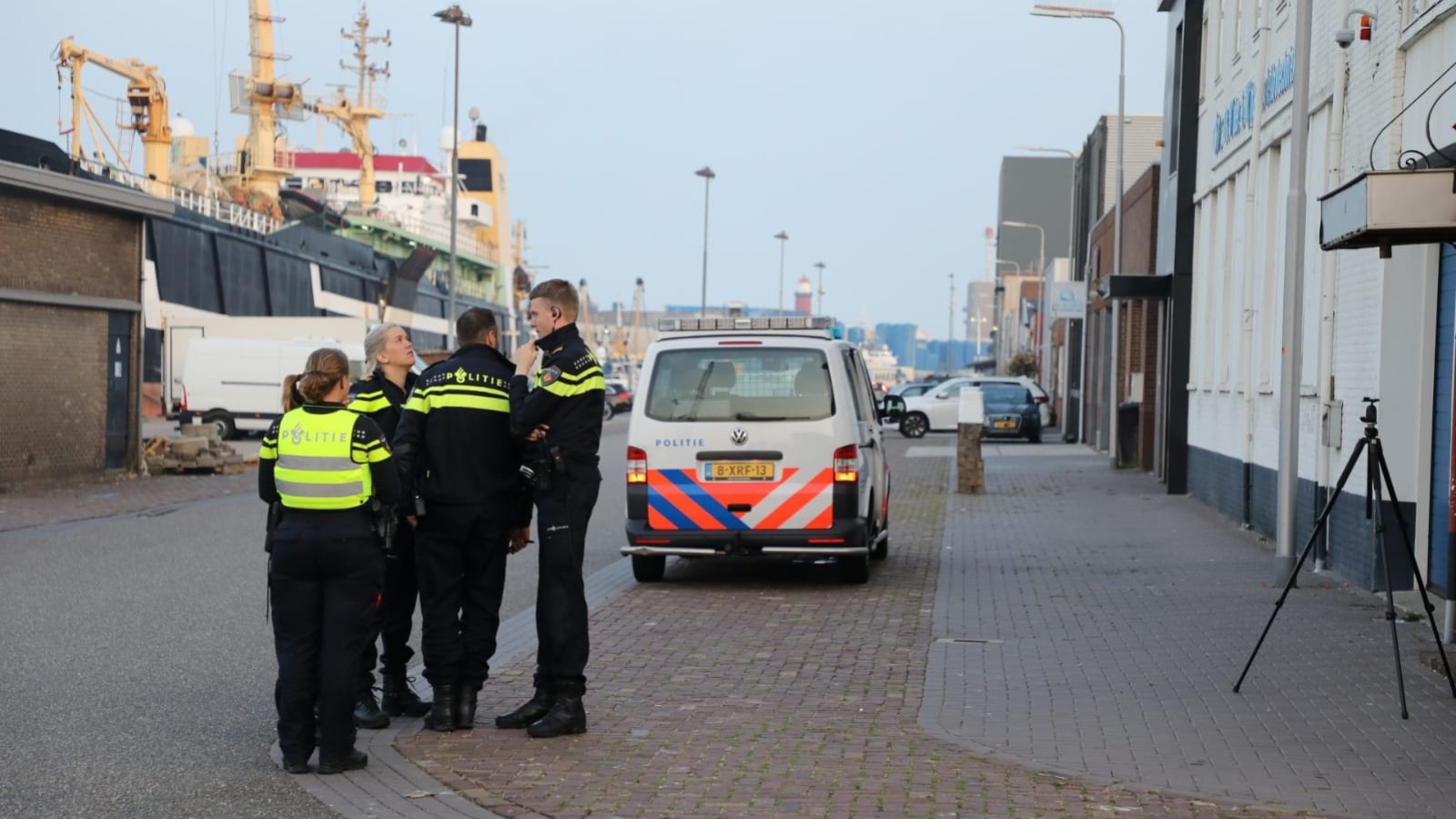 Overval op pand in havengebied IJmuiden