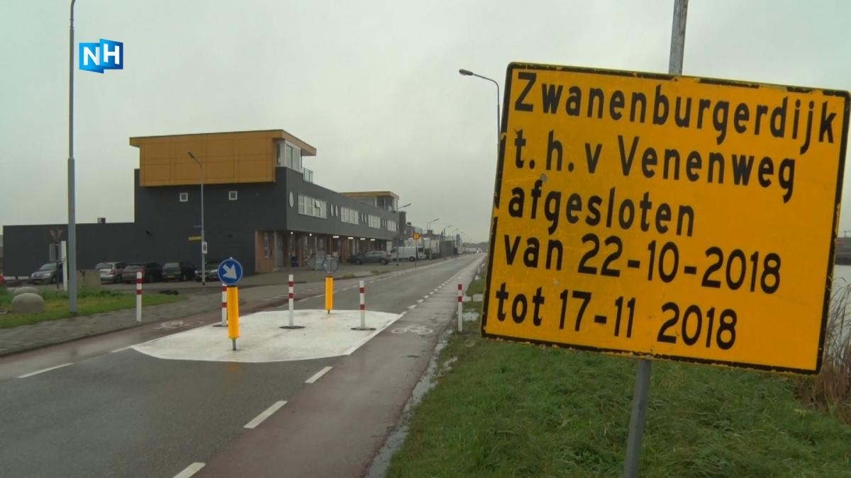 Zwanenburgers wéér niet blij met nieuwe locatie verkeersknip: 