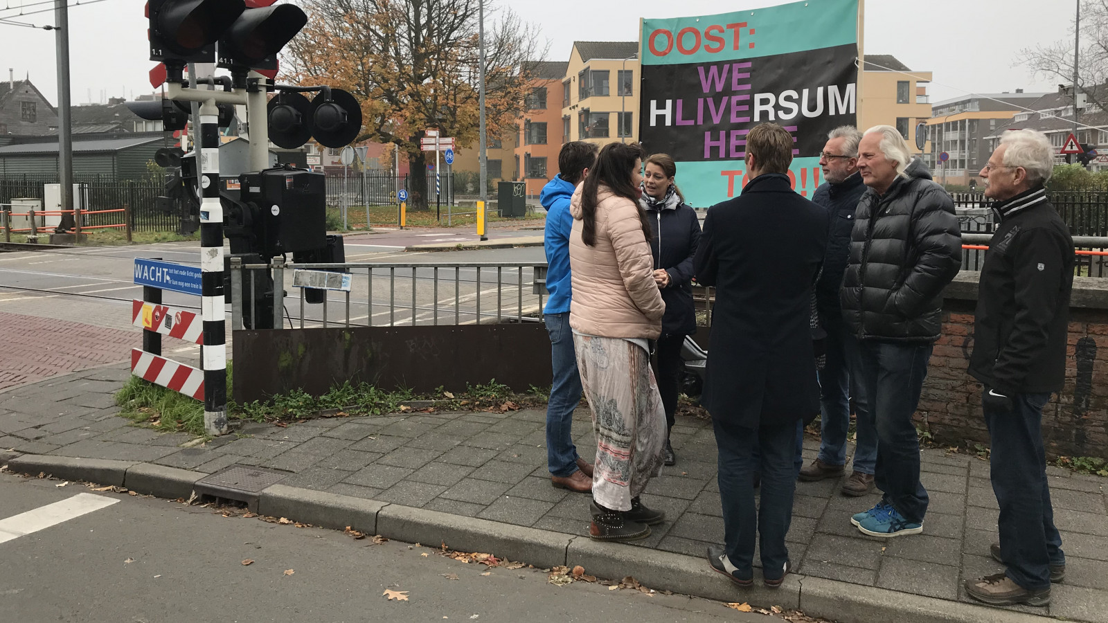 Bezorgde buurtbewoners zien niets in het spoorplan van de gemeente Hilversum