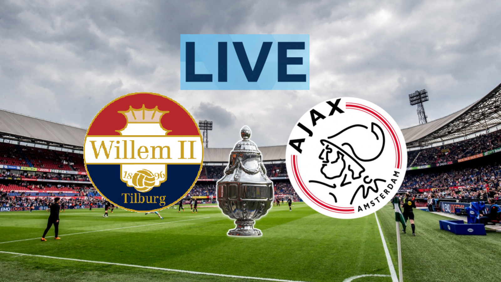 LIVE NH Sport: bekerfinale Willem II - Ajax - Nieuws