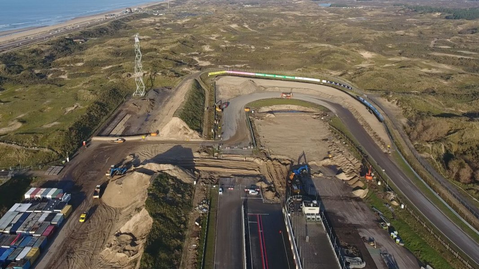 Werkzaamheden circuit Zandvoort Formule 1