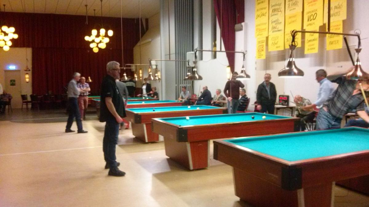 Zuidermeer maakt zich op voor finale van 35ste biljarttoernooi