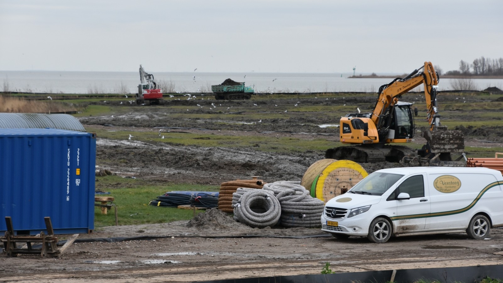 Bouw camping Enkhuizerzand gestart