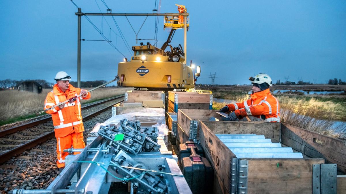 Vanaf morgen geen treinen tussen Alkmaar en Zaandam door spoorwerk
