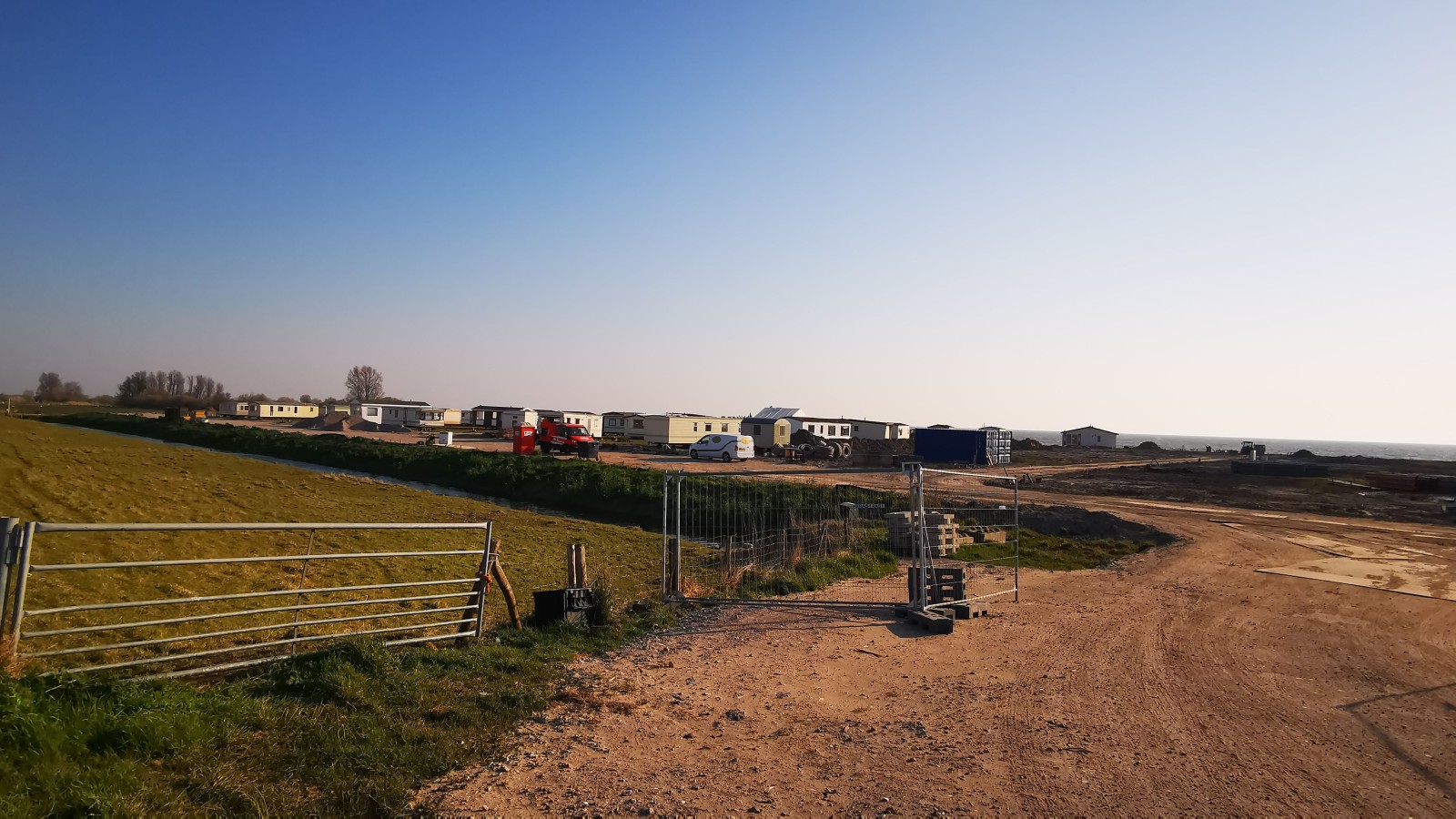Voortgang camping Enkhuizerzand