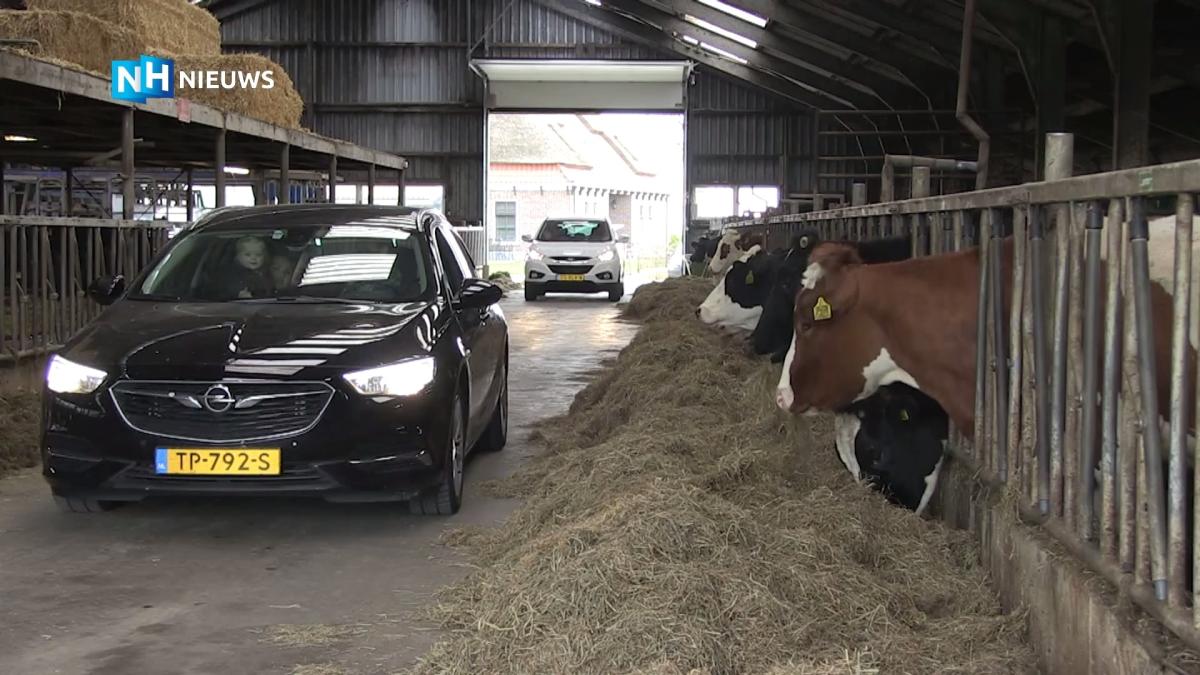 Speciale 'drive-thru boerderij' in Schellinkhout: 