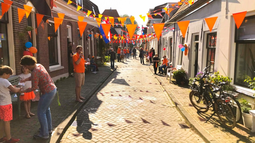 Koningsdag in Weesp