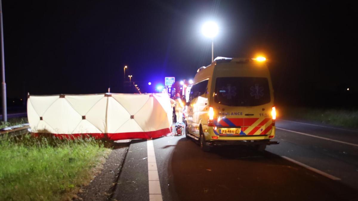 Dode na botsing tussen twee auto's op de A7