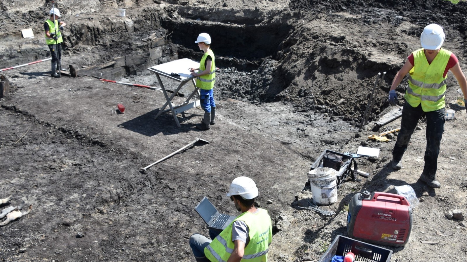 Archeologievondsten Oude Cuyp Enkhuizen