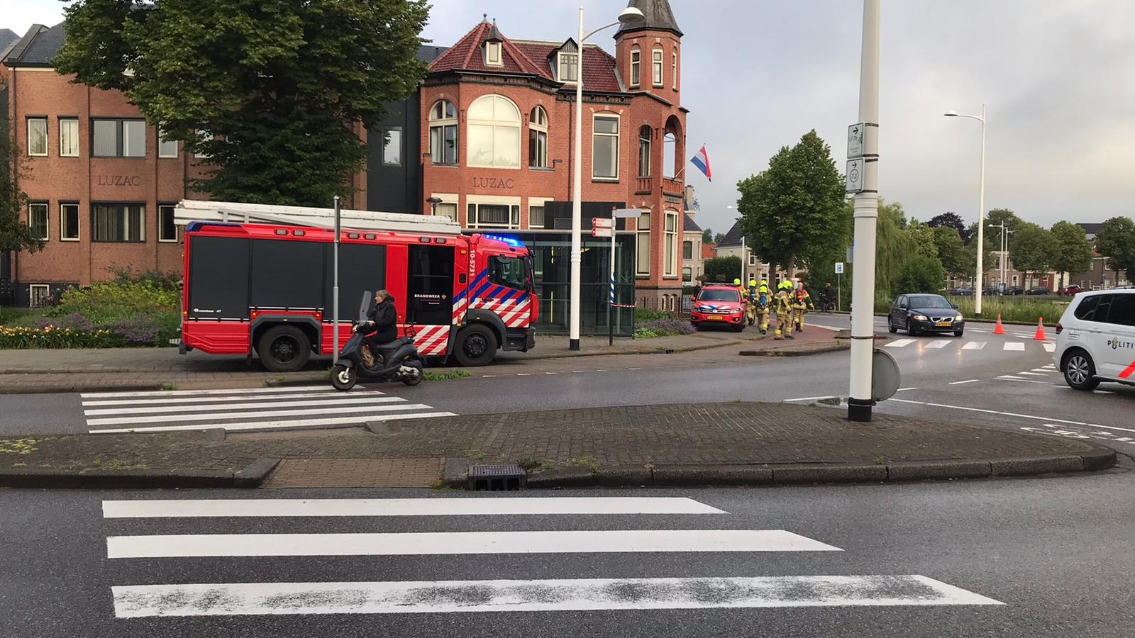 Brand in parkeergarage Singel Alkmaar