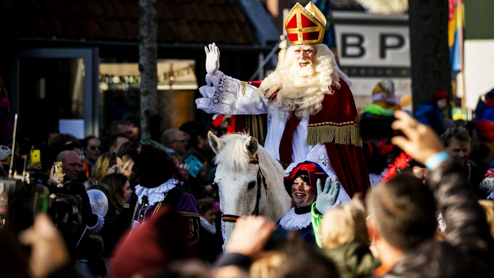 De landelijke sinterklaasintocht in Zaanstad in 2018