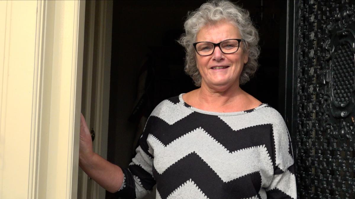 Hanny Mekking geniet van de ruimte in Wijdenes: 