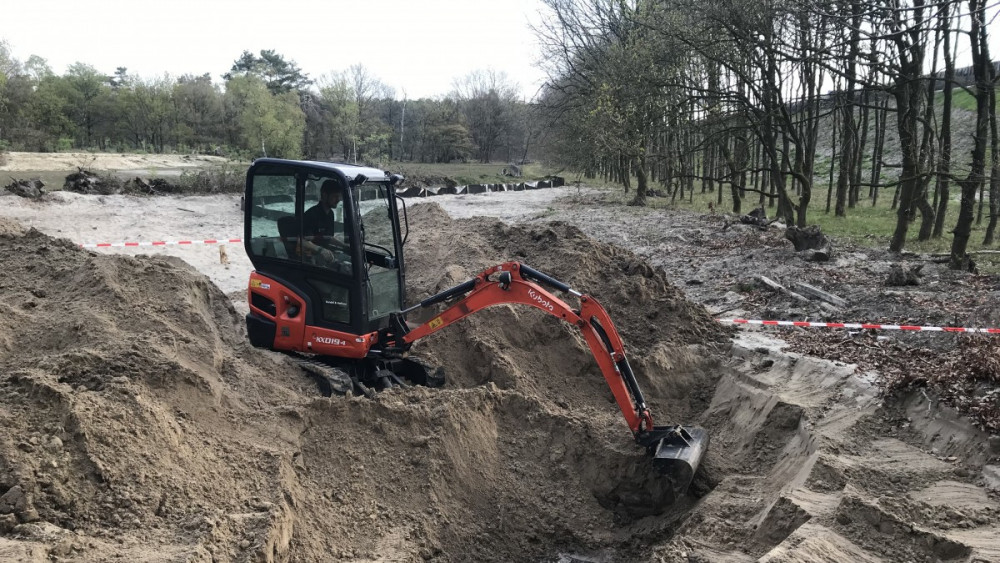 Er moet grond worden afgegraven op landgoed Monnikenberg
