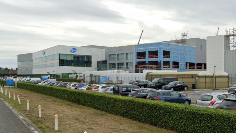 Pfizer-fabriek in Puurs (Vlaanderen)