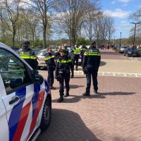 Politie grijpt opnieuw in bij feestende eindexamenleerlingen