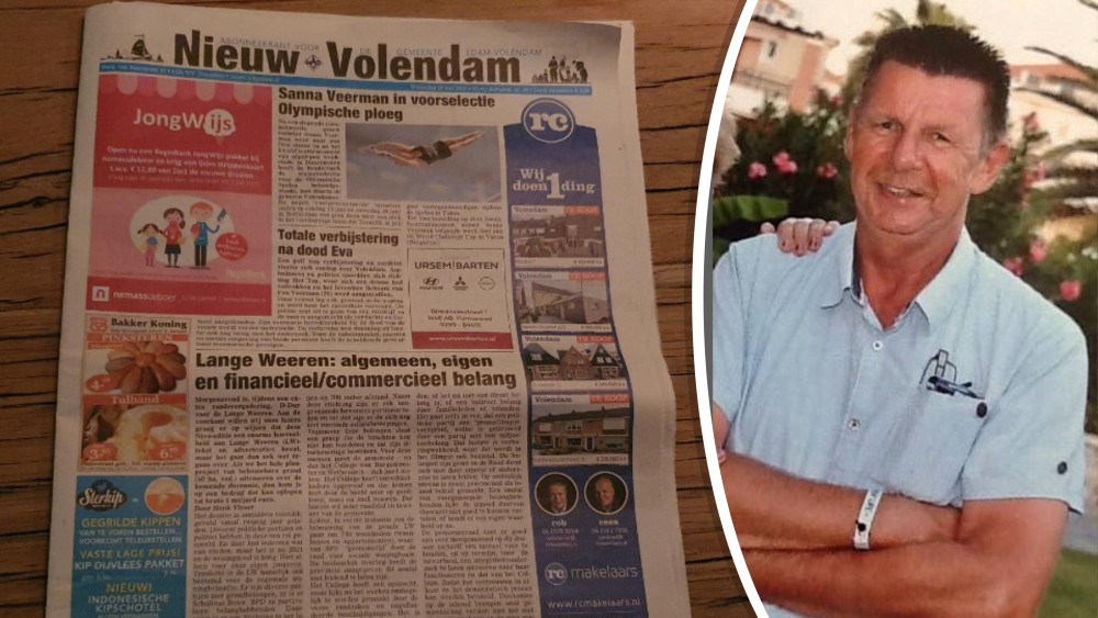 Volendamse journalist Pius Schilder (65) overleden na aanrijding NH