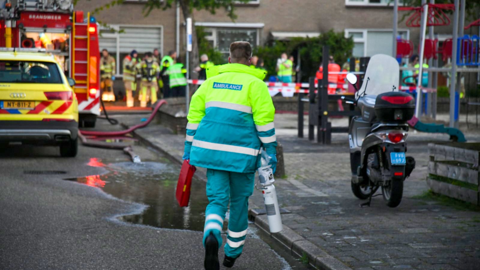 Twee zwaargewonden na felle brand in Hilversums rijtjeshuis