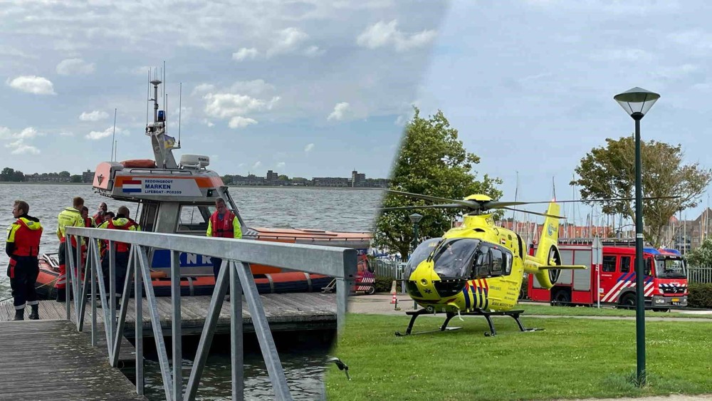 Veel hulpdiensten op de been om man uit Markermeer bij Hoorn te halen - NH Nieuws