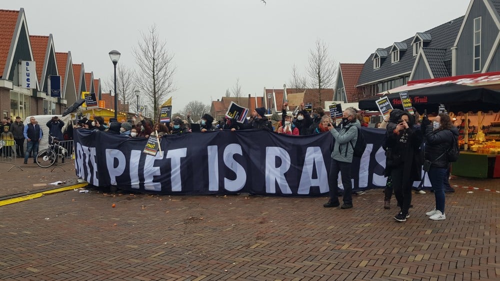 Three suspects in court today for pelting anti-Black Pete protest