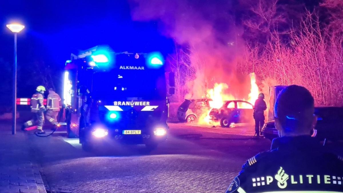 Gestolen auto in Oudorp uitgebrand: 
