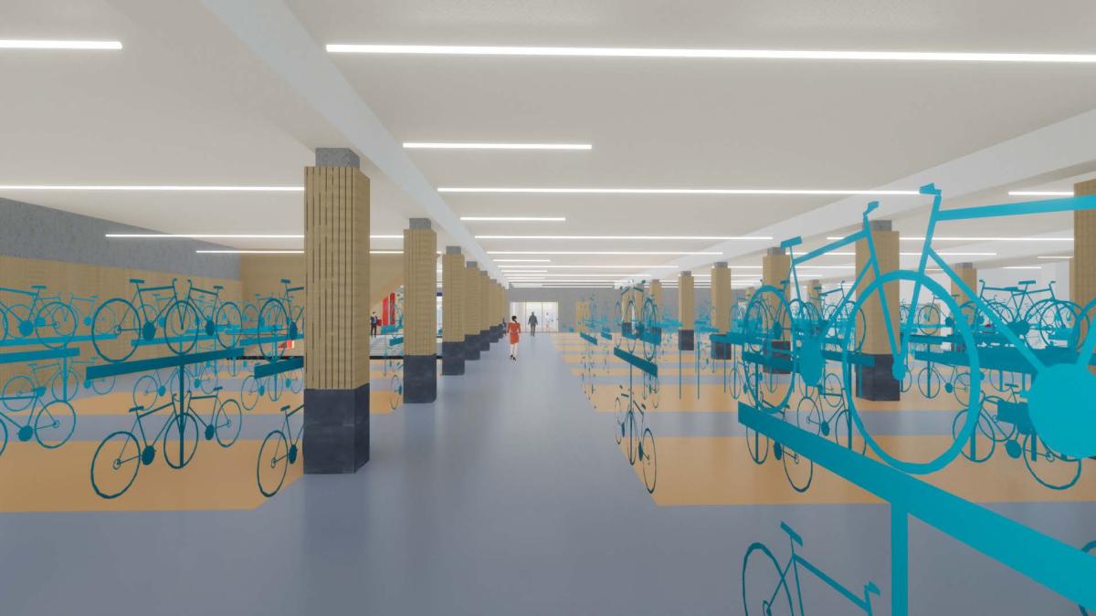 Station Sloterdijk krijgt stalling met plek voor tenminste 4.000 fietsen