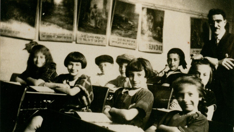 Klasje godsdienstschool, c. 1930 Foto Victor Jacobs
