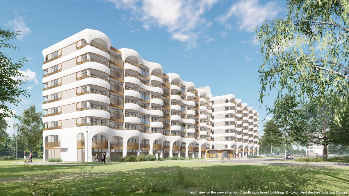 Grootste project ter wereld met geprinte betonelementen voor Helderse flats