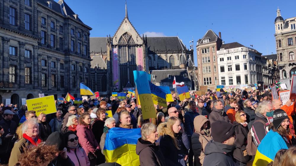 Perceptueel ondeugd medley Amsterdam organiseert zaterdag demonstratie voor solidariteit met  Oekraïners - NH Nieuws