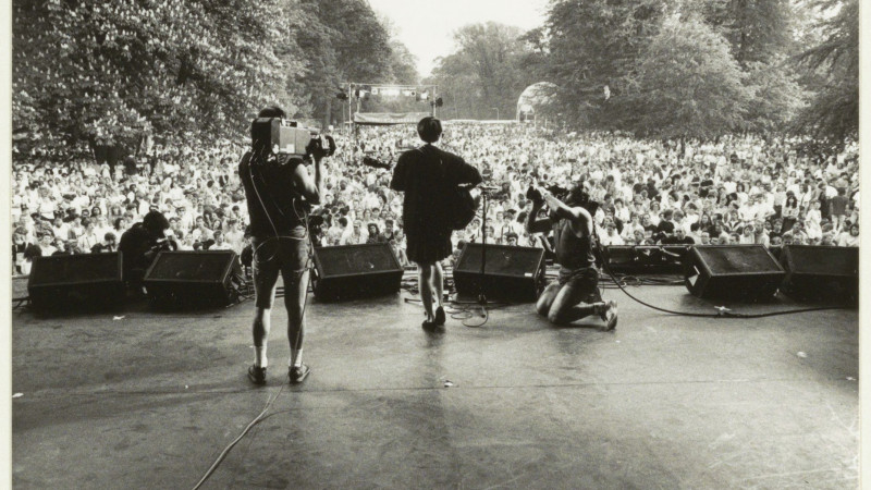 Bevrijdingspop 1990 in de Hout. Optreden: Shawn Colvin